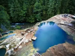 Aguas termales en Oregon Umpqua Hot Springs Orengon